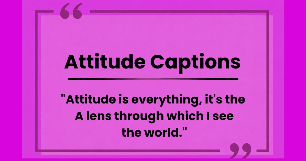 Attitude Captions