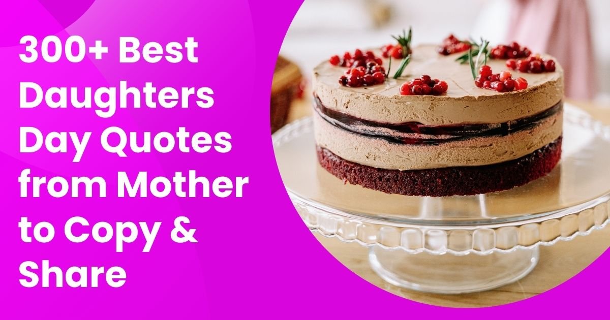 Daughters Day Quotes from Mother
