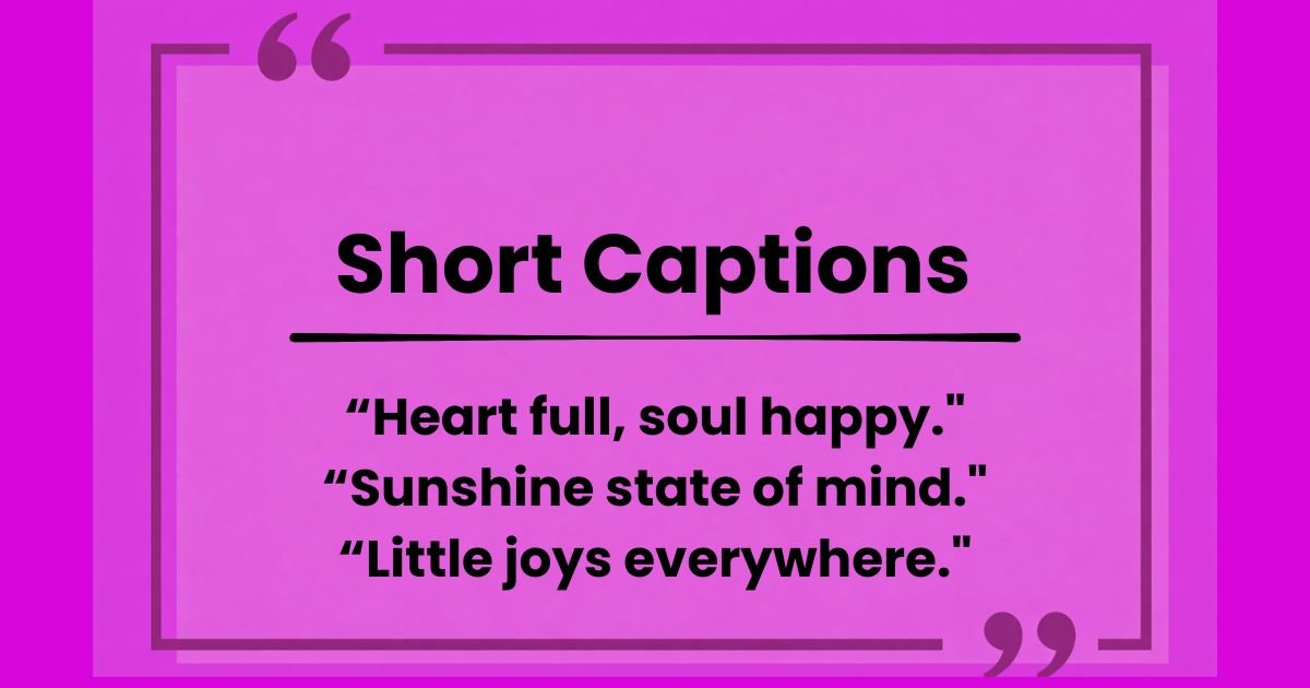 Short Captions