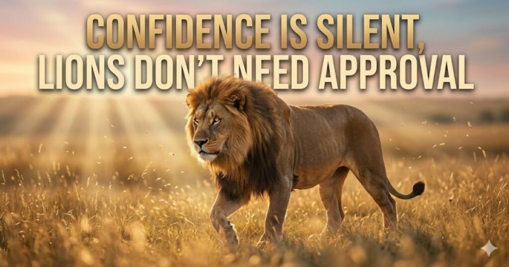Confident Attitude Lion Quotes for Unstoppable Energy