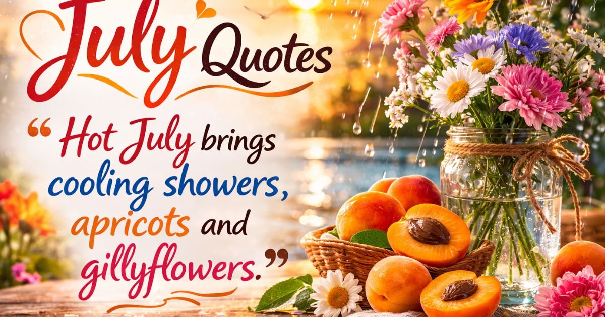 Famous July Quotes