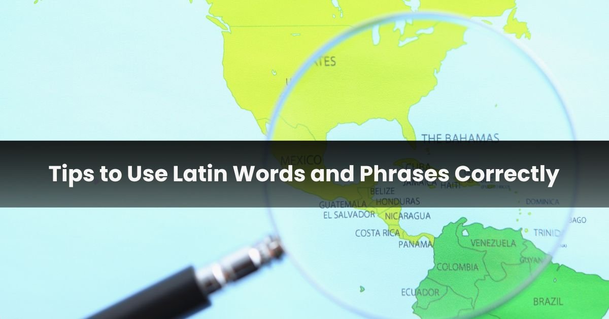 Latin Phrase Guide