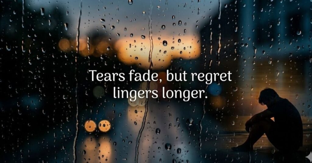 _Deep Regret Quotes That Express Raw Emotions