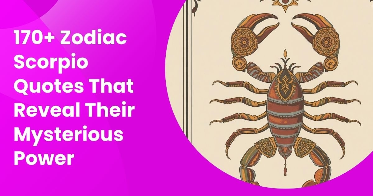 Scorpio Quotes