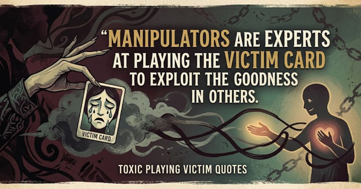 Victim Quotes On Manipulation
