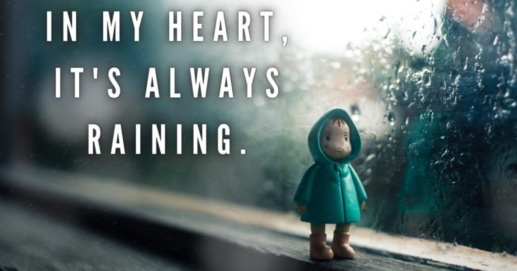 Sentimental Captions for Rainy Moments