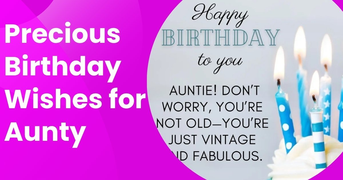 Birthday Wishes for Aunty