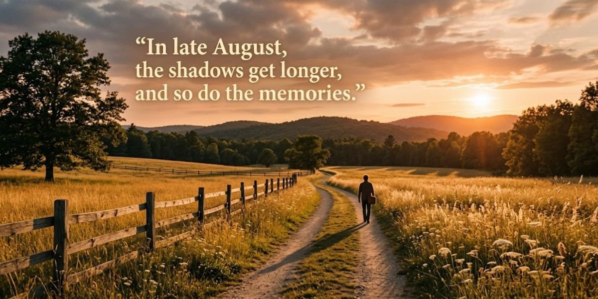 Late August Nostalgia Quotes