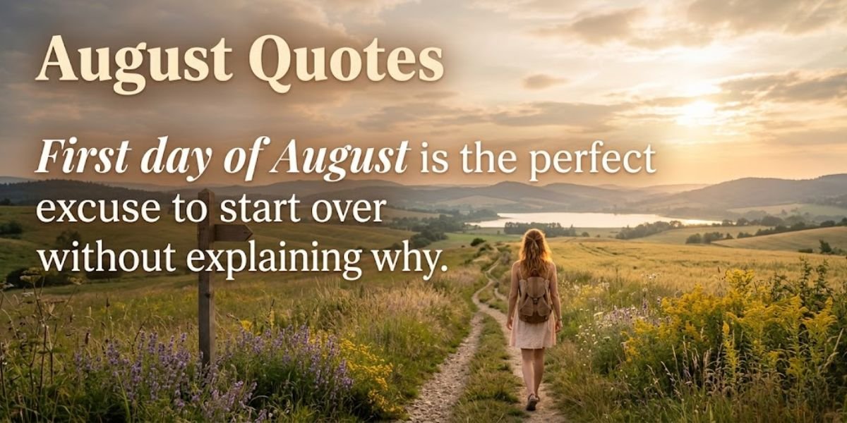 Welcome August 1st